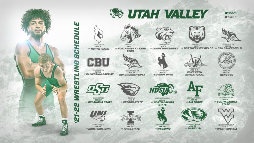 Uvu Fall 2022 Schedule Utah Valley Wrestling Team Releases Ambitious 2021-2022 Schedule - The  Review