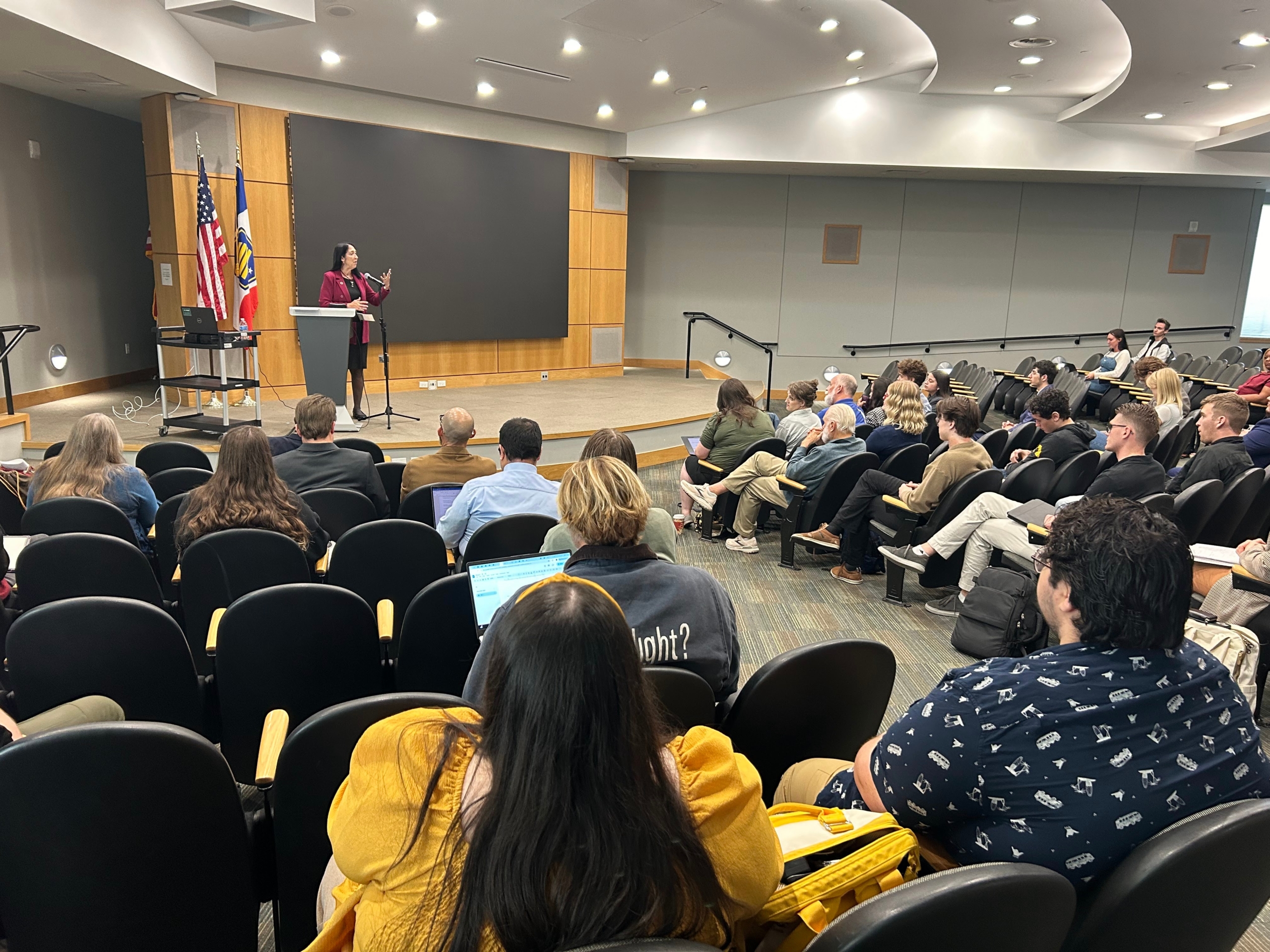 Ambassador Michele Sison at UVU’s Q&A Panel